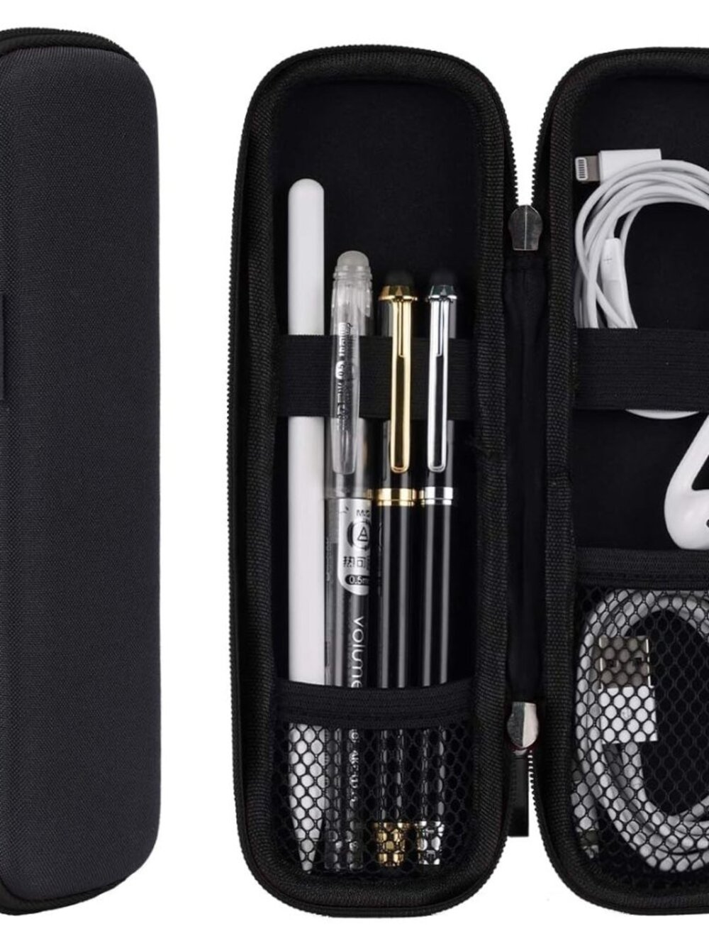 Small Pencil Case Holder for Pencils,Hard Pen Case for Executive Fountain Pens,B